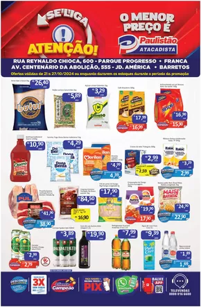 Catálogo Paulistão Atacadista em Franca | Ofertas para caçadores de pechinchas | 22/10/2024 - 27/10/2024