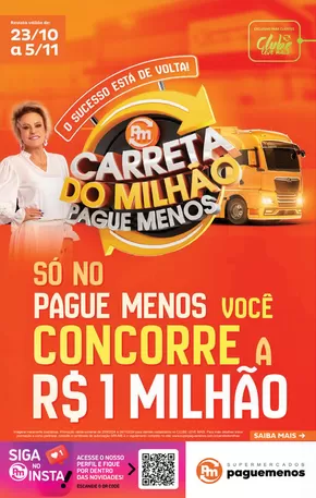 Promoções de Supermercados em Iperó | Confira nossa Revista dos Festivais! de Supermercados Pague Menos | 24/10/2024 - 05/11/2024