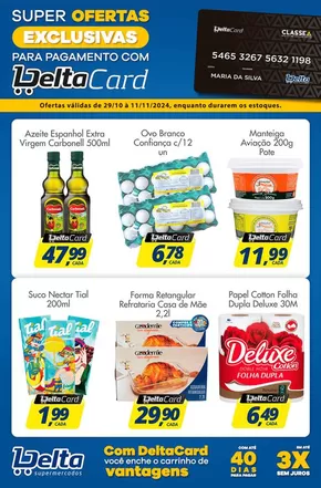 Promoções de Supermercados em Iperó | Ofertas Delta Supermercados de Delta Supermercados | 29/10/2024 - 11/11/2024