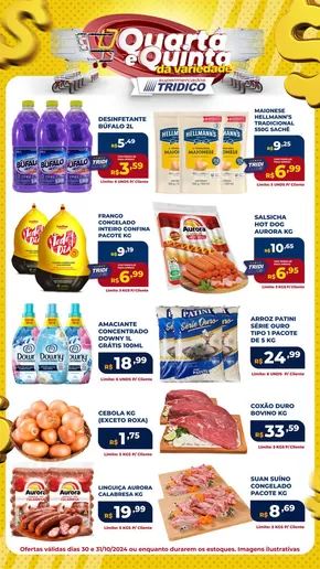 Catálogo Supermercados Tridico | Quarta e Quinta da Variedade | 30/10/2024 - 31/10/2024