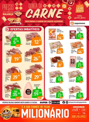 Promoções de Supermercados em Iperó | Quinta da carne de Supermercados Pague Menos | 31/10/2024 - 31/10/2024