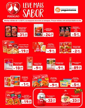 Catálogo Supermercados Pague Menos em Campinas | Ofertas exclusivas Perdigão no site | 01/11/2024 - 30/11/2024