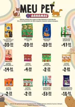 Catálogo Bahamas Supermercados em Uberlândia | Meu Pet Bahamas Supermercados | 04/11/2024 - 24/11/2024