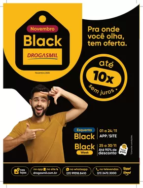 Promoções de Farmácias e Drogarias em São Gonçalo | Black novembro ! de Drogasmil | 04/11/2024 - 30/11/2024