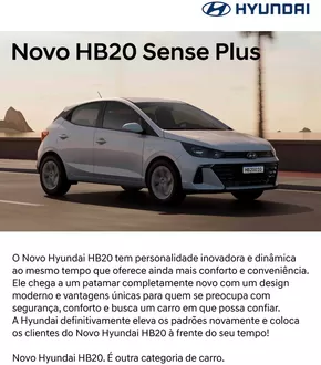 Promoções de Automóveis | Catalogo Hyundai HB20 de Hyundai | 05/11/2024 - 04/01/2026