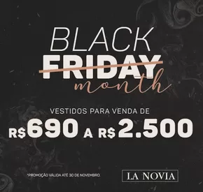 Promoções de Casamentos e Festas | Black Friday de La Novia | 06/11/2024 - 30/11/2024