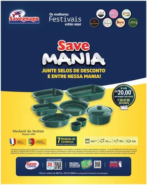 Catálogo Supermercado Savegnago em São Carlos | Ofertas Supermercados Savegnago | 07/11/2024 - 19/11/2024