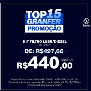 Catálogo Granfer em Três Lagoas | Top 15 Granfer Promoção | 12/11/2024 - 30/11/2024