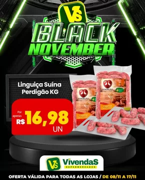 Promoções de Black Friday em Valparaíso de Goiás | Black November de Vivendas Supermercado | 14/11/2024 - 17/11/2024