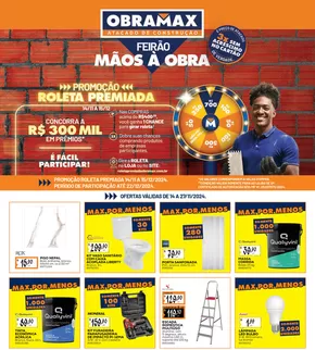 Promoções de Material de Construção | Ofertas especiais atraentes para todos de Obramax | 14/11/2024 - 22/11/2024