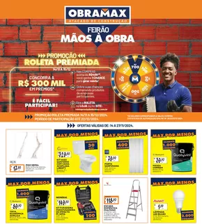 Promoções de Material de Construção | Ótima oferta para todos os clientes de Obramax | 14/11/2024 - 22/11/2024