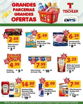 Catálogo Supermercados Tischler em Cachoeira do Sul | Ofertas especiais para você | 14/11/2024 - 24/11/2024