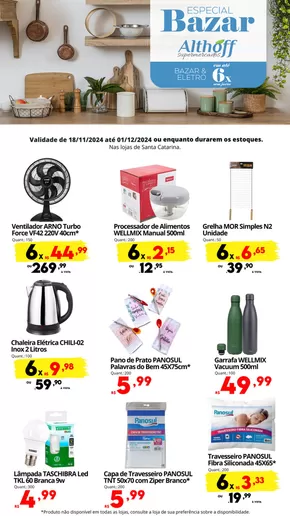 Promoções de Supermercados em Imbituba | Ofertas e promoções atuais de Althoff Supermercados | 15/11/2024 - 01/12/2024