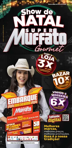 Catálogo Super Muffato em Londrina | Show de Natal Super Ofertas | 15/11/2024 - 01/12/2024