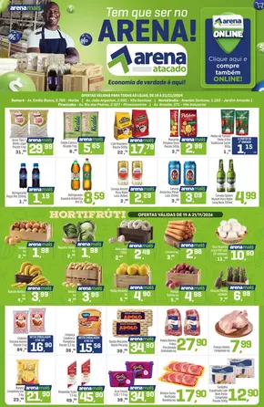 Promoções de Supermercados em Paulínia | Super Ofertas Arena Atacado de Arena Atacado | 18/11/2024 - 21/11/2024