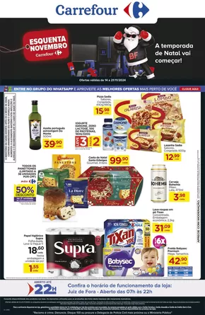 Catálogo Carrefour em Juiz de Fora | Melhores ofertas para todos os caçadores de pechinchas | 18/11/2024 - 21/11/2024