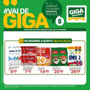 Promoções de Supermercados em Carapicuíba | Super Ofertas de Giga Atacado | 18/11/2024 - 21/11/2024