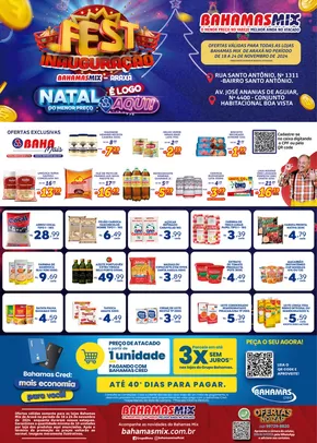 Promoções de Supermercados em Patos de Minas | fest inauguracao araxa 6 de Bahamas Mix | 18/11/2024 - 24/11/2024