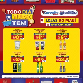 Promoções de Supermercados em Teresina | Encarte Carvalho Supermercado de Carvalho Supermercado | 18/11/2024 - 24/11/2024