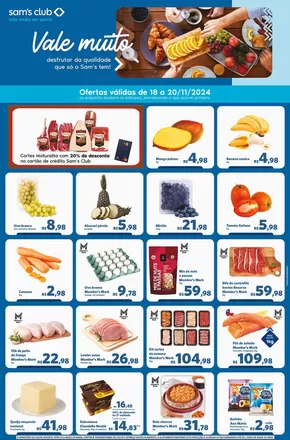 Catálogo Sam's Club | Ofertas exclusivas para nossos clientes | 18/11/2024 - 20/11/2024