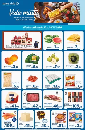 Catálogo Sam's Club | Pechinchas e ofertas atuais | 18/11/2024 - 20/11/2024