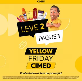 Promoções de Farmácias e Drogarias em Maceió | Yellow Friday Cimed de Farmácia Permanente | 18/11/2024 - 22/11/2024