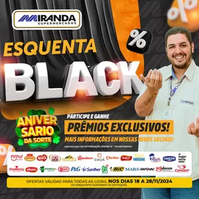 Catálogo Miranda Supermercados em Indaiatuba | Esquenta Black  | 18/11/2024 - 28/11/2024