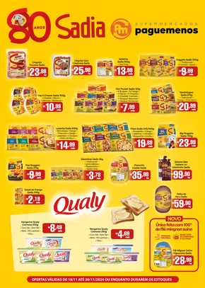 Catálogo Supermercados Pague Menos em Campinas | Ofertas exclusivas Sadia no site | 19/11/2024 - 30/11/2024