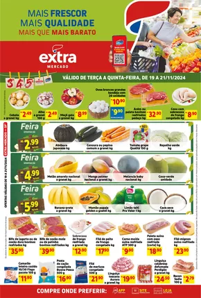 Catálogo Mercado Extra em Ribeirão Pires | Folheto Mercado Extra | 19/11/2024 - 21/11/2024