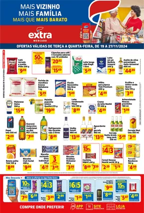 Catálogo Mercado Extra em Teresina | Ofertas exclusivas e pechinchas | 19/11/2024 - 27/11/2024