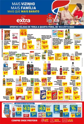 Promoções de Supermercados em São Gonçalo | Novas ofertas para descobrir de Mercado Extra | 19/11/2024 - 27/11/2024