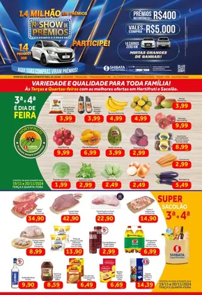 Catálogo Shibata Supermercados em São Paulo | Descubra ofertas atraentes | 19/11/2024 - 25/11/2024