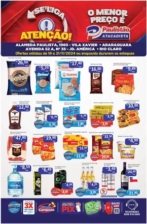 Catálogo Paulistão Atacadista em Rio Claro | Nossas melhores ofertas para você | 19/11/2024 - 21/11/2024