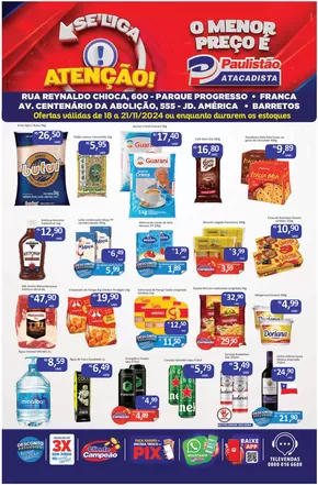 Promoções de Supermercados em Barretos | Melhores ofertas para todos os clientes de Paulistão Atacadista | 19/11/2024 - 21/11/2024