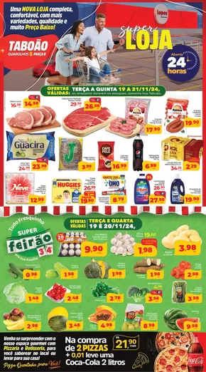 Promoções de Supermercados em Osasco | SUPER FEIRÃO TABOÃO de Lopes Supermercados | 19/11/2024 - 21/11/2024