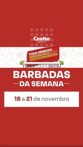 Promoções de Supermercados em Viamão | Barbadas da Semana  de Cestto Atacadista | 19/11/2024 - 21/11/2024