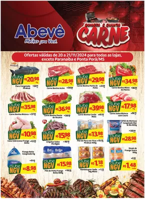 Promoções de Supermercados em Dourados | Ofertas Abevê Supermercados de Abevê Supermercados | 20/11/2024 - 21/11/2024