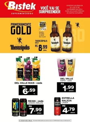 Promoções de Supermercados em Blumenau | Promoções especiais em andamento de Bistek Supermercados | 20/11/2024 - 27/11/2024