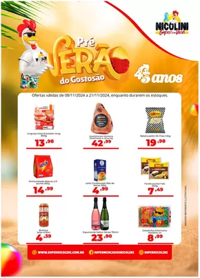 Promoções de Supermercados em Pelotas | Ofertas Super Nicolini de Super Nicolini | 20/11/2024 - 21/11/2024