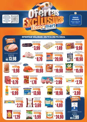 Promoções de Supermercados em Paulo Afonso | Economart Atacadista Paulo Afonso Semanal de Economart Atacadista | 20/11/2024 - 26/11/2024