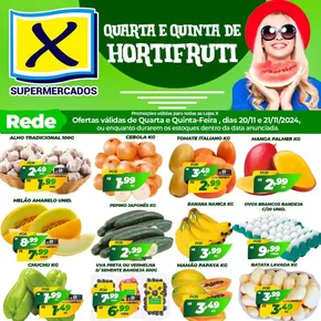 Catálogo X Supermercados em São Paulo | Quarta E Quinta De Hortifruti | 20/11/2024 - 21/11/2024