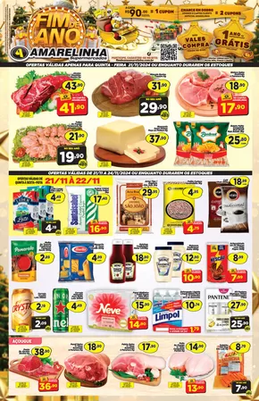 Promoções de Supermercados em Matão | Fim de Ano  de Amarelinha Supermercados | 21/11/2024 - 24/11/2024