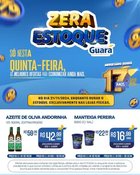 Catálogo Supermercado Guará em Eusébio | Zera Estoque | 21/11/2024 - 21/11/2024