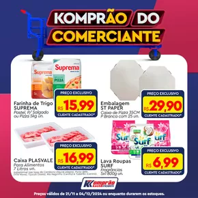 Promoções de Supermercados em Camboriú | Encarte Komprão Atacadista de Komprão Atacadista | 21/11/2024 - 04/12/2024