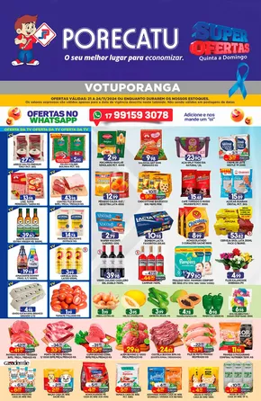 Promoções de Supermercados em Votuporanga | Tabloide De Ofertas Votuporanga de Supermercado Porecatu | 21/11/2024 - 24/11/2024