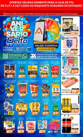 Catálogo Delta Supermercados em Araras | Promoções especiais em andamento | 21/11/2024 - 24/11/2024