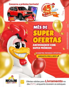 Promoções de Supermercados em Pelotas | Encarte Super Nicolini de Super Nicolini | 21/11/2024 - 21/11/2024