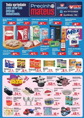 Promoções de Supermercados em São Luís | Ofertas Supermercados Mateus de Supermercados Mateus | 21/11/2024 - 21/11/2024