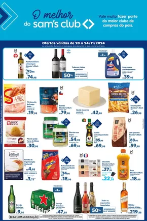 Promoções de Supermercados em Raposos | Grandes descontos em produtos selecionados de Sam's Club | 22/11/2024 - 24/11/2024