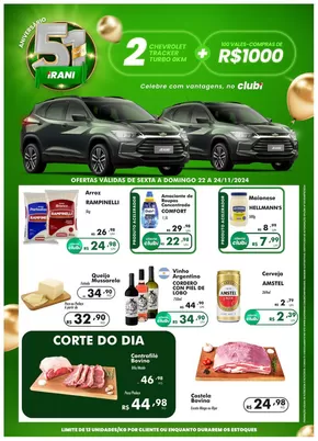 Catálogo Irani Supermercados | Encarte Irani Supermercados | 22/11/2024 - 24/11/2024